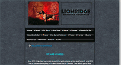 Desktop Screenshot of lionridgerr.com